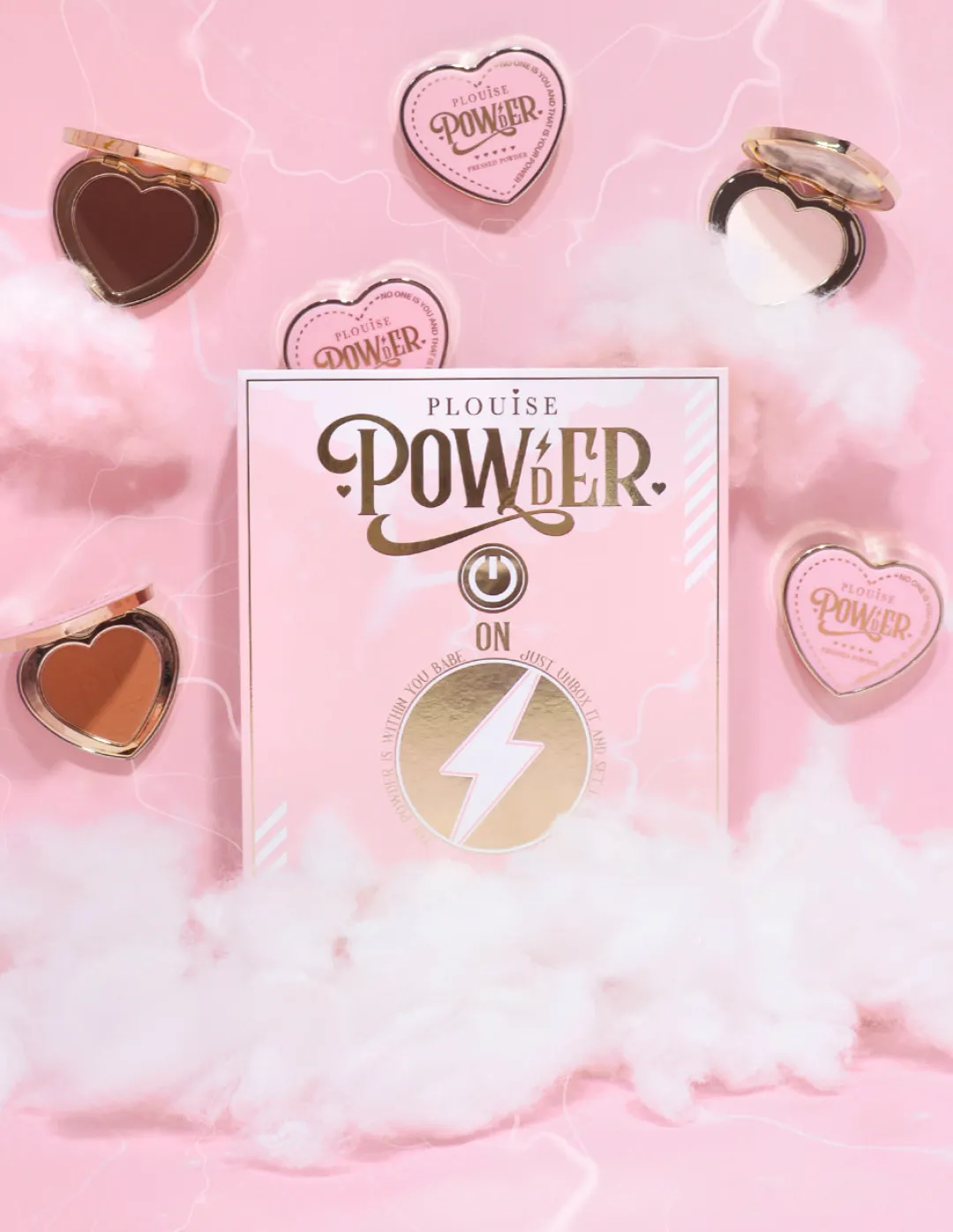 Hot P.Louise Power Powder PR Box Powder|Bronzer