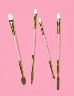 New P.Louise Remove & Improve 4pc Spatula Brush Set Brush Sets