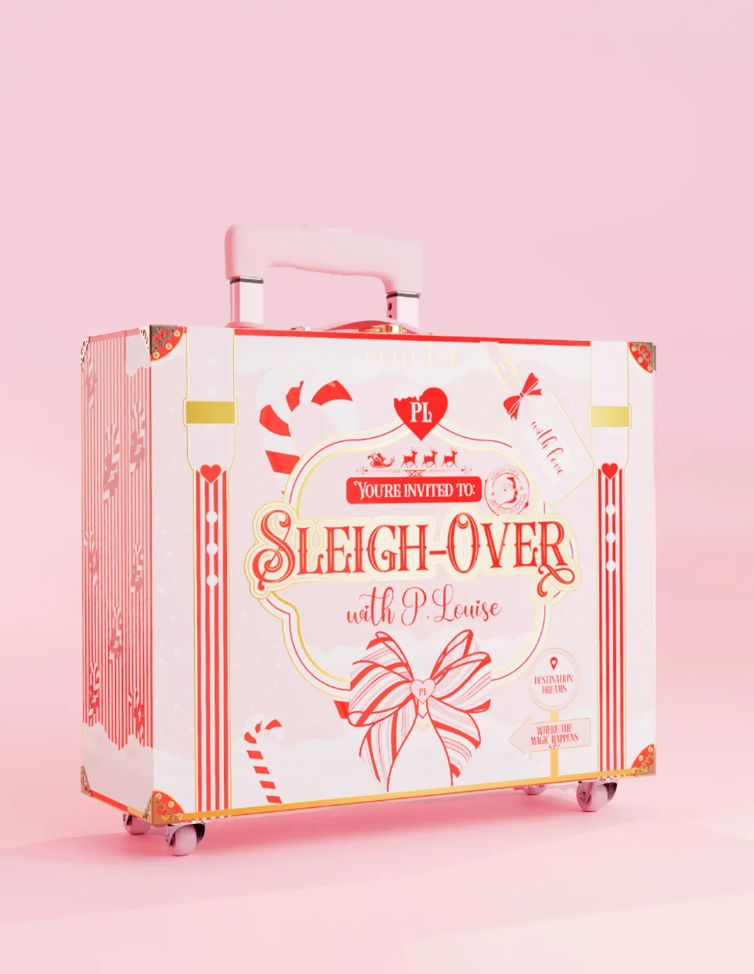 Store P.Louise Sleigh Over Suitcase Packaging Palettes