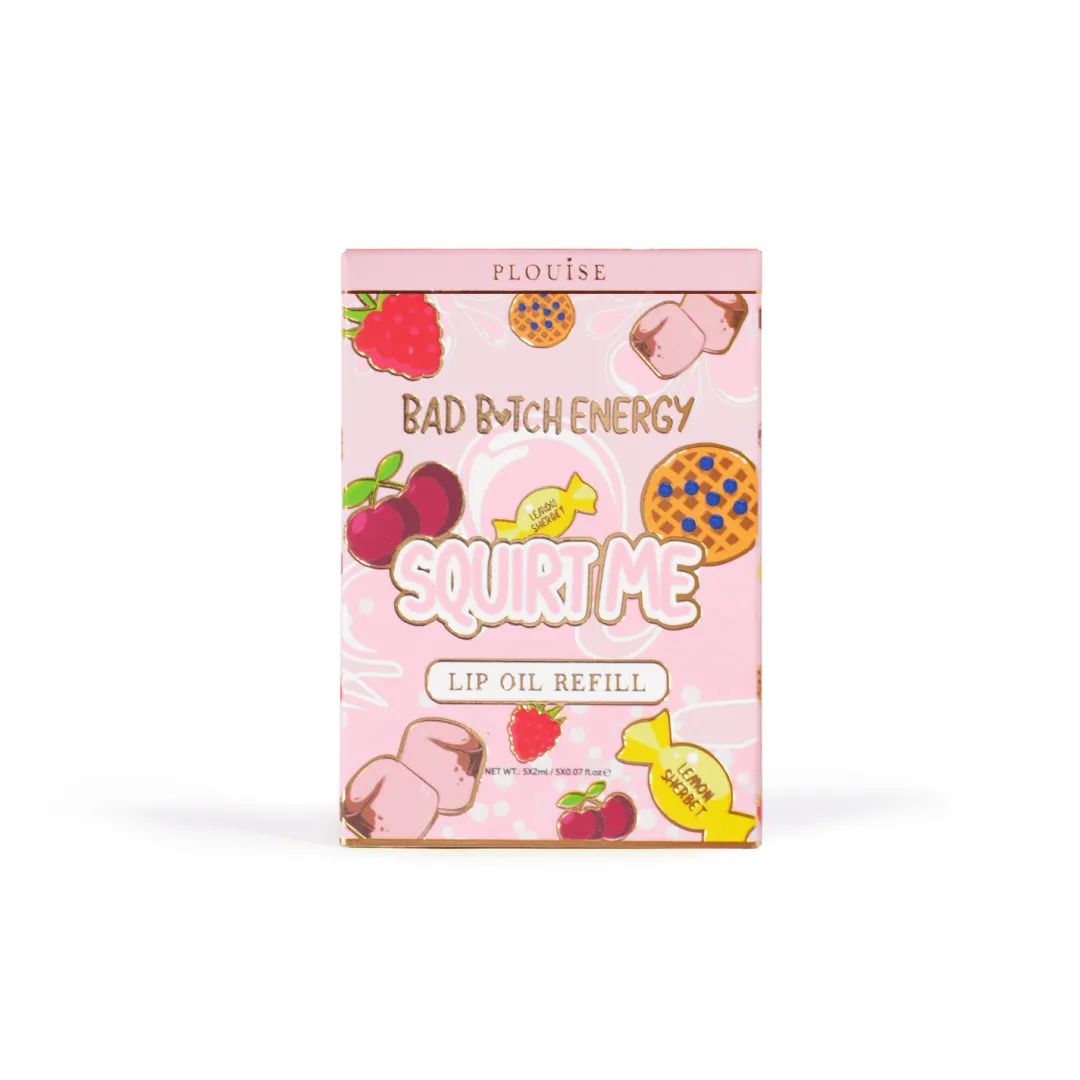 Cheap P.Louise Squirt Me Lip Oil Refill Sachet Packs 2ml Lip Oil