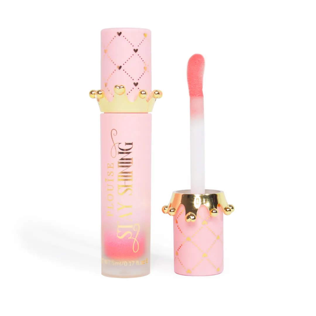 Cheap P.Louise Stay Shining Crown Lip Oil Lip Oil