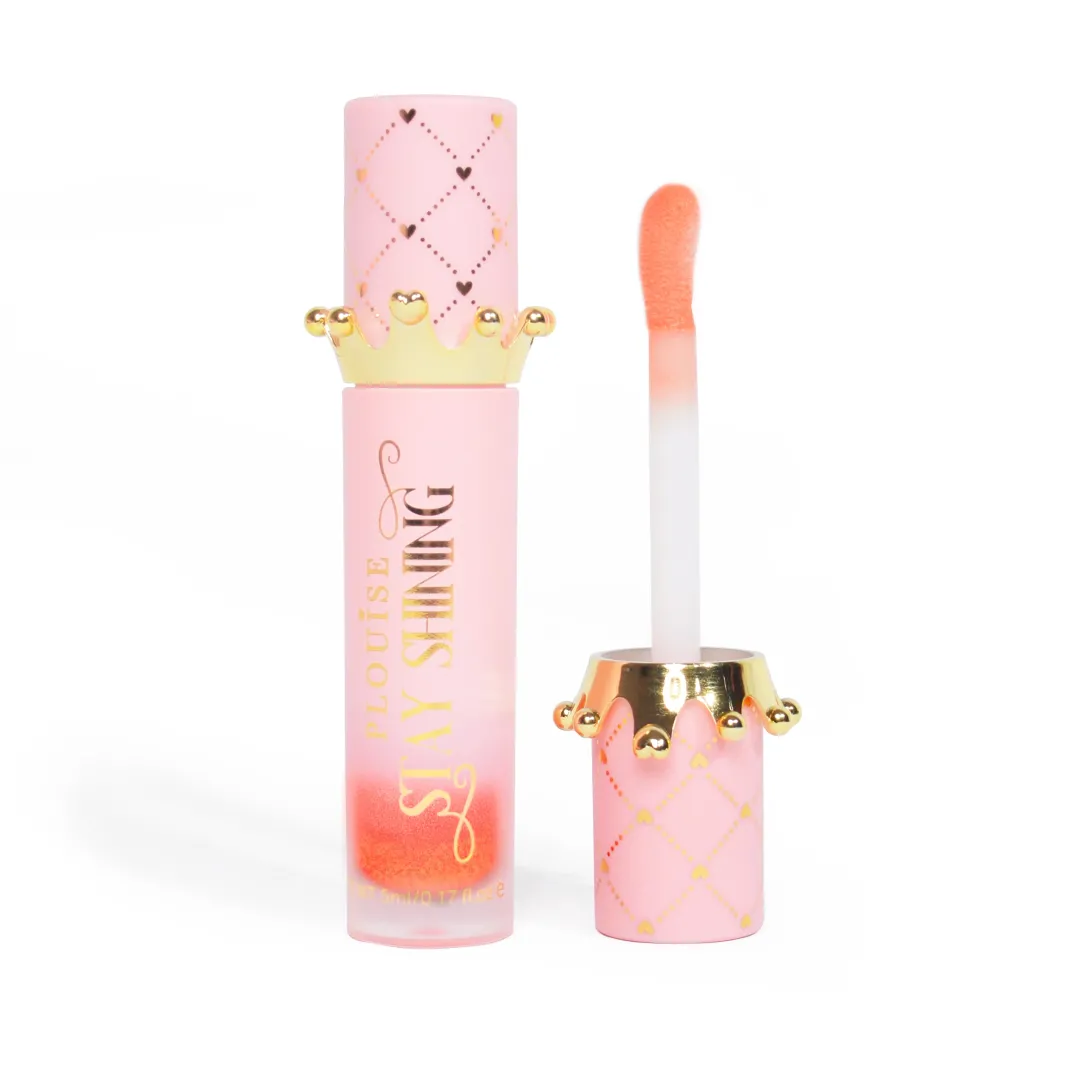 Cheap P.Louise Stay Shining Crown Lip Oil Lip Oil