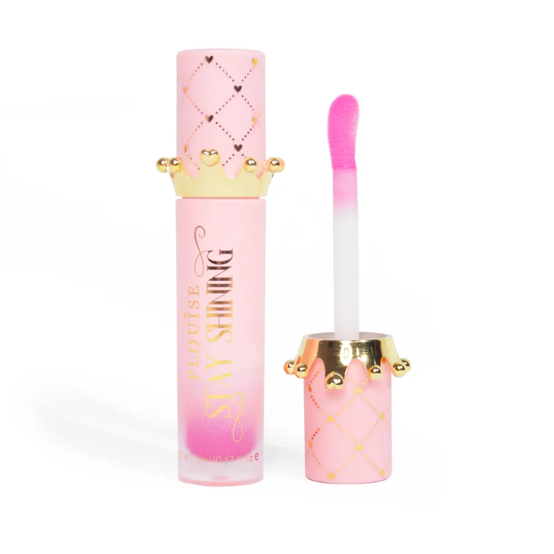 Cheap P.Louise Stay Shining Crown Lip Oil Lip Oil