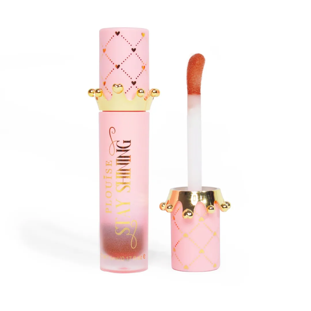 Cheap P.Louise Stay Shining Crown Lip Oil Lip Oil