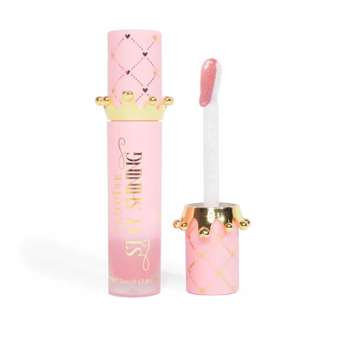 Cheap P.Louise Stay Shining Crown Lip Oil Lip Oil