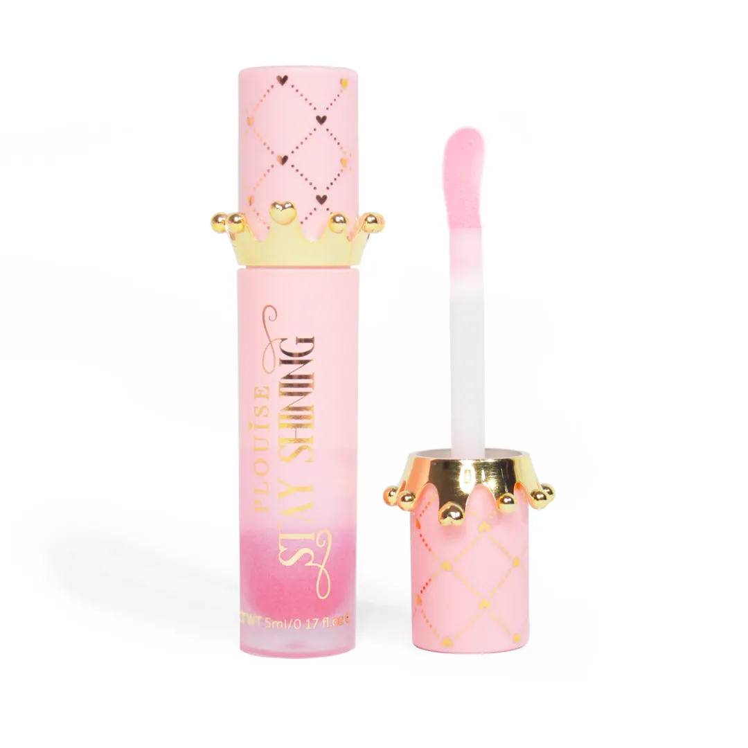 Cheap P.Louise Stay Shining Crown Lip Oil Lip Oil