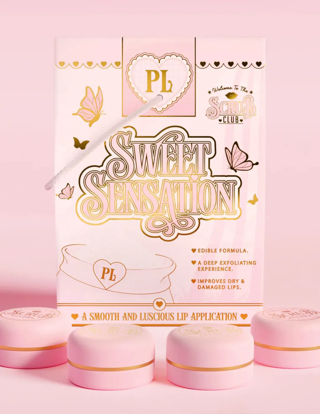 New P.Louise Sweet Sensation Lip Scrub Set Lip Scrub & Lip Mask